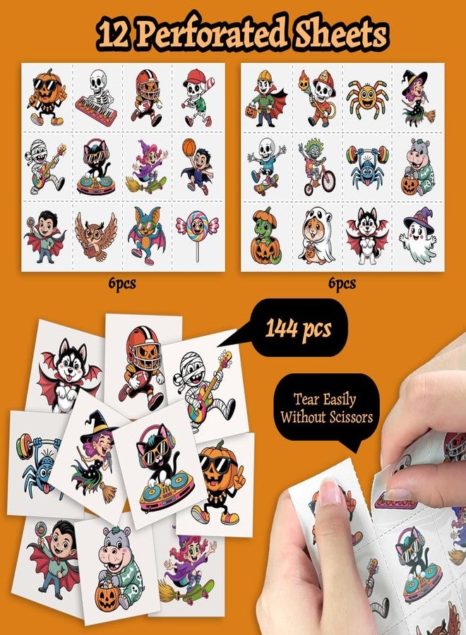 Waybla 144PCS Halloween party favors for Kids – 24 Unique Kid-Friendly Designs – Trick or Treat Handouts, Classroom Exchange, Party Favors - Image 3